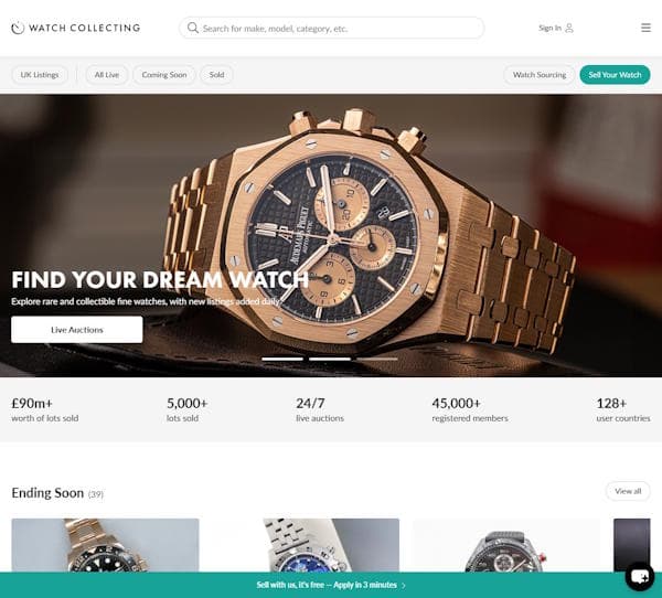 Watch Collecting screenshot